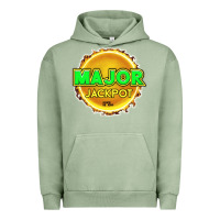 Pigment Oil Green MAJOR JACKPOT Design - Pokie Designs Urban Hoodie - ArtChic