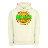 Pigment Pistachio MAJOR JACKPOT Design - Pokie Designs Urban Hoodie - ArtChic
