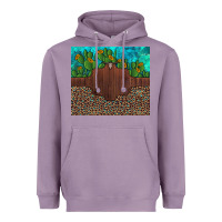 Lavender custom cactus and sunflowers leopard turquoise Heavyweight Hoodie - Artiststas