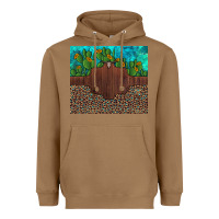 Toasted Coconut custom cactus and sunflowers leopard turquoise Heavyweight Hoodie - Artiststas