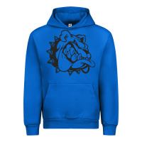 Cobalt english bulldog Urban Hoodie - ArtChic