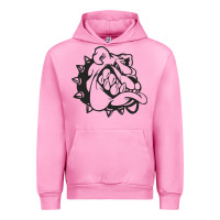 Fuchsia Pink english bulldog Urban Hoodie - ArtChic