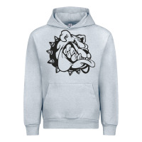 Heather Grey english bulldog Urban Hoodie - ArtChic