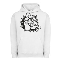 Pigment Lunar Rock english bulldog Urban Hoodie - ArtChic