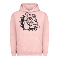 Pigment Salmon english bulldog Urban Hoodie - ArtChic