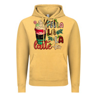 Vintage Mustard Fa la la la latte Vintage Hoodie - CowGirlArtShop