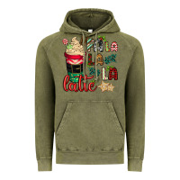 Vintage Olive Fa la la la latte Vintage Hoodie - CowGirlArtShop