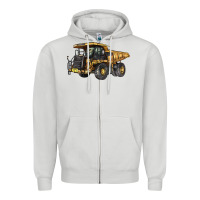 Mining Truck Zipper Hoodie | Teevron