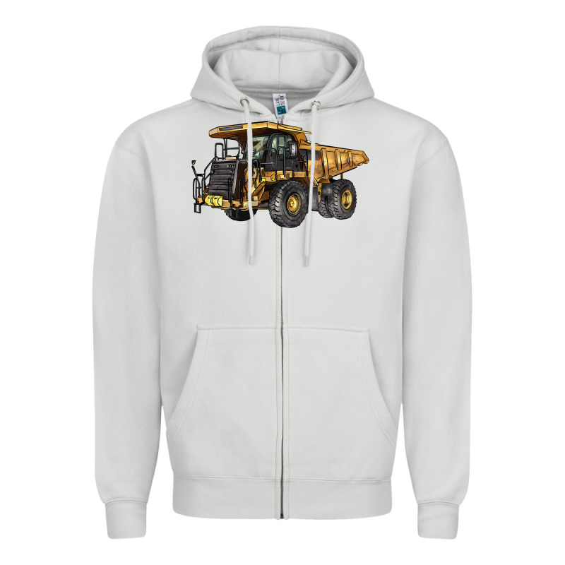 Mining Truck Zipper Hoodie by LillyAllenDesigns | Teevron