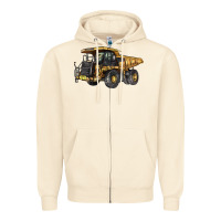 Sandshell Mining Truck Zipper Hoodie - LillyAllenDesigns