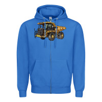 True Royal Mining Truck Zipper Hoodie - LillyAllenDesigns