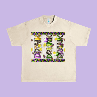 Drink Drunk Drank Tumbler 3 Urban Heavy Tee Designed By Cowgirlartshop