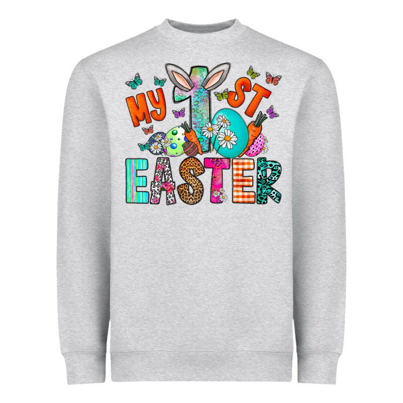 My 1st Easter Heavyweight Sweatshirt by CowhideDigitalArt | Teevron