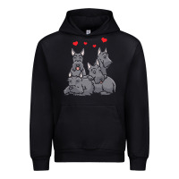 Black Scottish Terrier Lover Scottish Terrier Dog Aberdeen Terrier Urban Hoodie - trangStudio