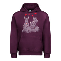 Mauve Wine Scottish Terrier Lover Scottish Terrier Dog Aberdeen Terrier Urban Hoodie - trangStudio