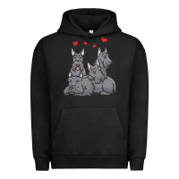 Pigment Black Scottish Terrier Lover Scottish Terrier Dog Aberdeen Terrier Urban Hoodie - trangStudio