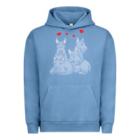 Pigment Pebble Blue Scottish Terrier Lover Scottish Terrier Dog Aberdeen Terrier Urban Hoodie - trangStudio