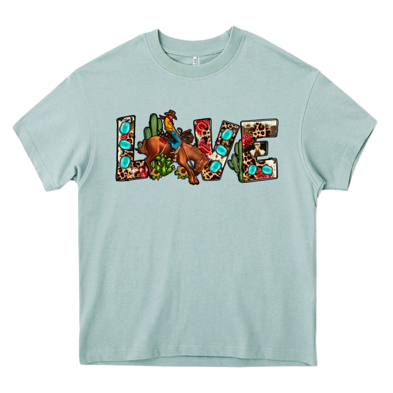 Love Rodeo Heavy Core Tee by JahusDesignShop | Teevron