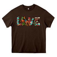Chocolate Brown love rodeo Heavy Core Tee - JahusDesignShop