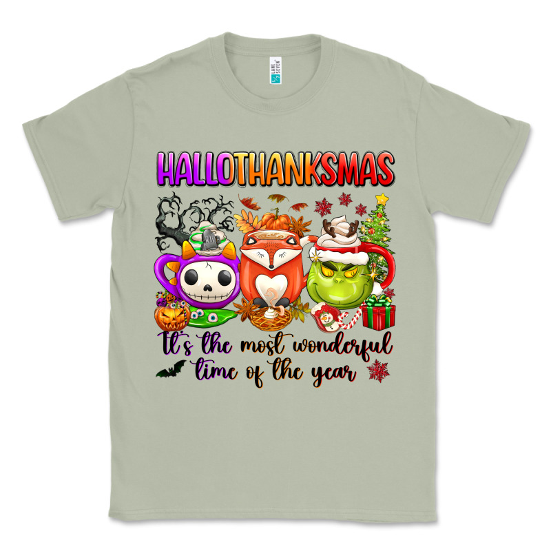 Hallothanksmas Its The Most Wonderful Time Of The Classic Tee by texasbilliewilder | Teevron