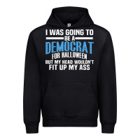 Black i was going to be a democrat for halloween political t shirt t shirt Urban Hoodie - StudioElite