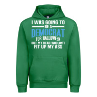 Emerald i was going to be a democrat for halloween political t shirt t shirt Urban Hoodie - StudioElite