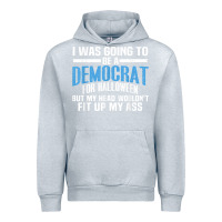 Heather Grey i was going to be a democrat for halloween political t shirt t shirt Urban Hoodie - StudioElite