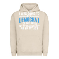 Pigment French Oak i was going to be a democrat for halloween political t shirt t shirt Urban Hoodie - StudioElite