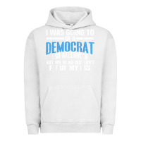 Pigment Lunar Rock i was going to be a democrat for halloween political t shirt t shirt Urban Hoodie - StudioElite
