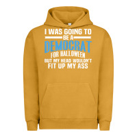 Pigment Peanut Butter i was going to be a democrat for halloween political t shirt t shirt Urban Hoodie - StudioElite