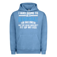 Pigment Pebble Blue i was going to be a democrat for halloween political t shirt t shirt Urban Hoodie - StudioElite