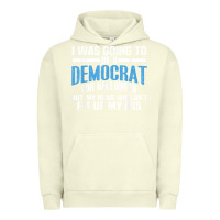 Pigment Pistachio i was going to be a democrat for halloween political t shirt t shirt Urban Hoodie - StudioElite