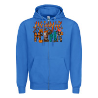 True Royal thankful mama cow Zipper Hoodie - RacoonDesign