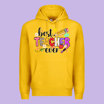 Ibest Teacher Ever Premium Hoodie Designed By Cowhidedigitalart