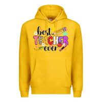 Lemon iBest Teacher Ever Premium Hoodie - CowhideDigitalArt