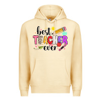 Pina Colada iBest Teacher Ever Premium Hoodie - CowhideDigitalArt