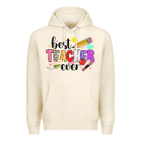 Tofu iBest Teacher Ever Premium Hoodie - CowhideDigitalArt