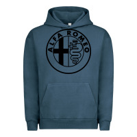 Pigment Midnight Navy alfa racing big Urban Hoodie - PixelFlow