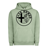 Pigment Oil Green alfa racing big Urban Hoodie - PixelFlow