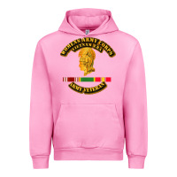 Fuchsia Pink Womens Army Corps Vietnam Era Veteran Mother Day Gift Urban Hoodie - trangStudio