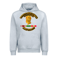 Heather Grey Womens Army Corps Vietnam Era Veteran Mother Day Gift Urban Hoodie - trangStudio