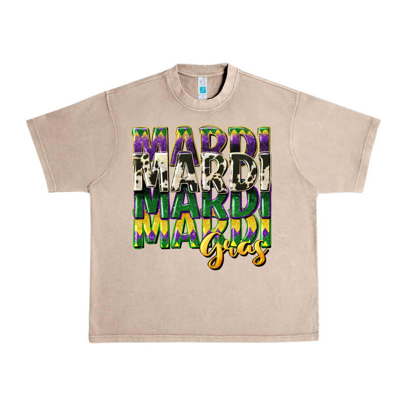 Cowhide Mardi Gras Urban Heavy Tee by CowGirlArtShop | Teevron