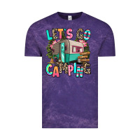 Cloud Purple let's go camping Vintage Tee - RanaPortraitStore