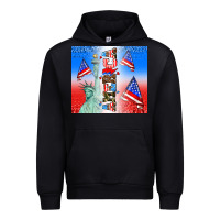 Black american flag  and america Urban Hoodie - AdoDesignShop
