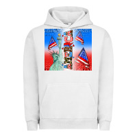 Pigment Lunar Rock american flag  and america Urban Hoodie - AdoDesignShop
