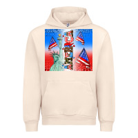 Sandshell american flag  and america Urban Hoodie - AdoDesignShop