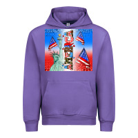 Tulip american flag  and america Urban Hoodie - AdoDesignShop