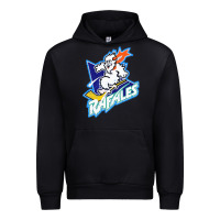 Black Quebec Rafales Urban Hoodie - PixelFlow