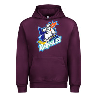 Mauve Wine Quebec Rafales Urban Hoodie - PixelFlow