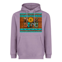 Lavender mom life leopard cowhide turquoise aztec Heavyweight Hoodie - Artiststas